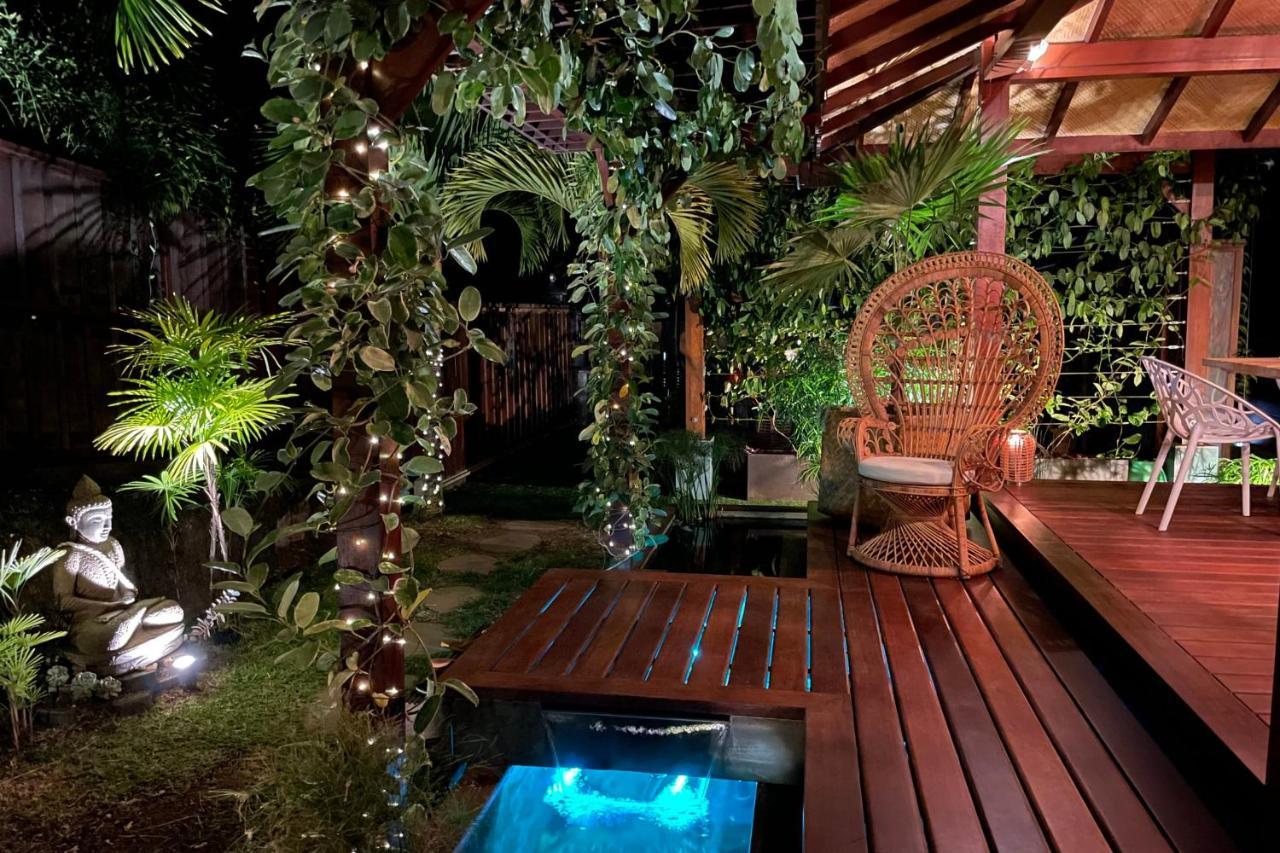 Villa Manuiti, Balinese Luxury Home - Private Swim Spa, Ocean View - Ofyr Bbq - Koi Pond 普纳奥亚 外观 照片