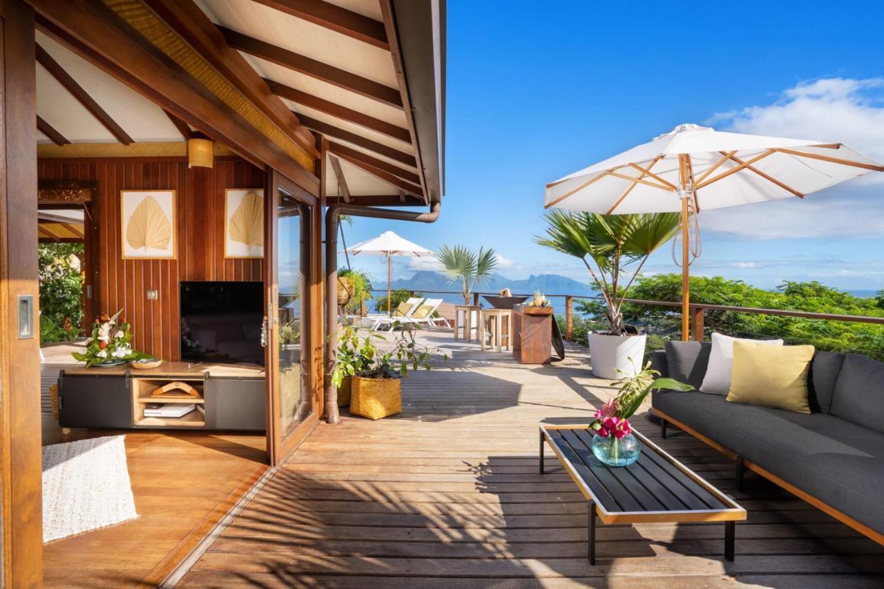 Villa Manuiti, Balinese Luxury Home - Private Swim Spa, Ocean View - Ofyr Bbq - Koi Pond 普纳奥亚 外观 照片